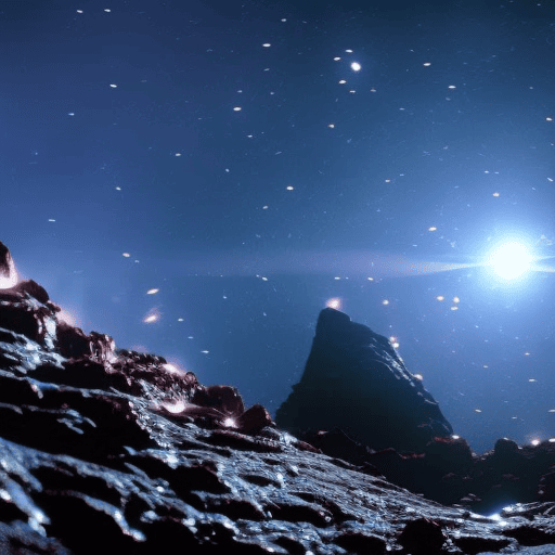 An image showcasing a mysterious and captivating scene: a shadowy Scorpio, ruled by Pluto, emerges from a dark abyss, engulfed in a transformative energy, as planets orbit around them, reflecting their intense power